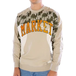 Sweater Sweatpulli X Market Relaxed, G XXL Camouflage-Detail