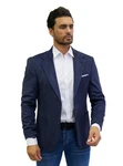 Denim Distriqt Sakko von Denim Distriqt Dunkelblau/Blau