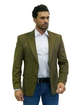 Denim Distriqt Sakko von Denim Distriqt Dunkelgrün/Grün/Khaki