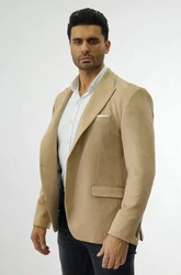 Denim Distriqt Sakko von Denim Distriqt Beige/Khaki/Braun