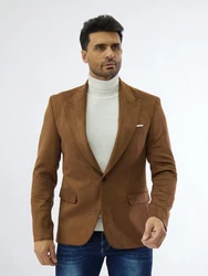 Denim Distriqt Sakko von Denim Distriqt Braun/Beige