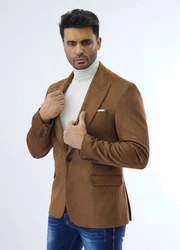 Denim Distriqt Sakko von Denim Distriqt Braun/Beige