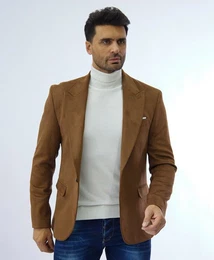 Sakko Feines Velour Herren Sakko von