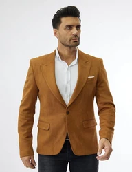 Denim Distriqt Sakko von Denim Distriqt Braun/Beige/Orange/Rot