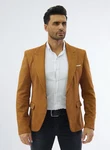 Denim Distriqt Sakko von Denim Distriqt Braun/Beige/Orange/Rot