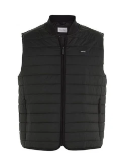 Calvin Klein Steppweste PACKABLE CRINKLE QUILT VEST Schwarz/Grau/Dunkelgrün/Dunkelgrau
