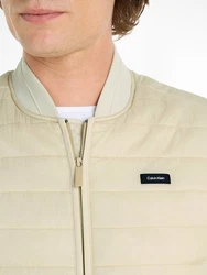 Calvin Klein Steppweste PACKABLE CRINKLE QUILT VEST Khaki/Beige