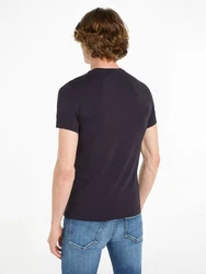 Calvin Klein T-Shirt STRETCH SLIM FIT Lila/Dunkelblau