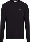 Calvin Klein Langarmshirt STRETCH SLIM FIT LS T-SHIRT Schwarz/Dunkelblau/Braun