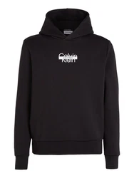 Calvin Klein Kapuzensweatshirt CUT THROUGH LOGO HOODIE 