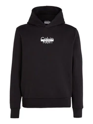 Calvin Klein Kapuzensweatshirt CUT THROUGH LOGO HOODIE 