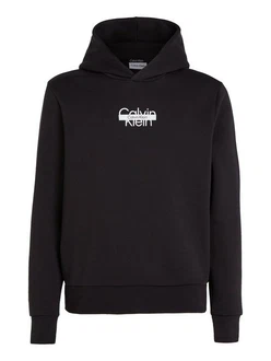 Calvin Klein Kapuzensweatshirt CUT THROUGH LOGO HOODIE 
