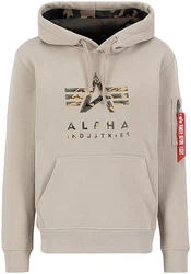 Alpha Industries Hoodie ALP-Camo TPU Hoody Khaki/Braun/Dunkelgrün/Rot