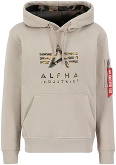Alpha Industries Hoodie ALP-Camo TPU Hoody Khaki/Braun/Dunkelgrün/Rot