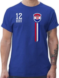 T-Shirt 12. Mann Kroatien Fan-Shirt 2026 Fussball WM Fanartikel