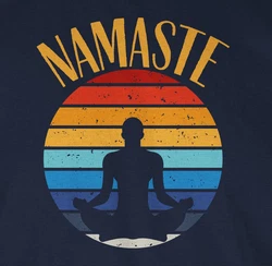Shirtracer T-Shirt Namaste Yoga und Wellness Geschenk bunt
