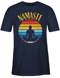 Shirtracer T-Shirt Namaste Yoga und Wellness Geschenk bunt