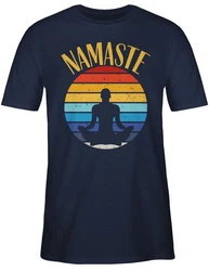 Shirtracer T-Shirt Namaste Yoga und Wellness Geschenk bunt