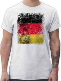 T-Shirt Deutschland WM Adler Flagge Germany 2026 Fussball WM Fanartikel