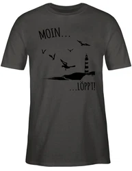 Shirtracer T-Shirt Moin...Lppt! Sprüche Statement schwarz