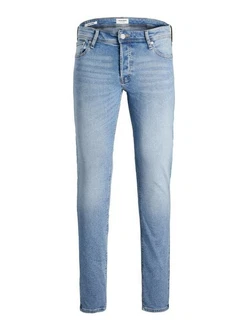 Jack & Jones Skinny-fit-Jeans JJIGlenn JJOriginal (1-tlg) Hellblau/Blau