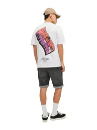 Jeansshorts JJIRICK JJICON GE 612 mit Stretch