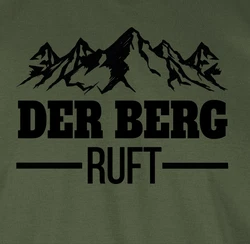 Shirtracer T-Shirt Der Berg ruft schwarz