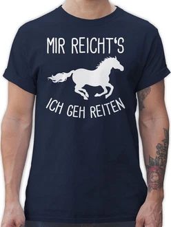 Shirtracer T-Shirt Mir reichts ich geh Reiten Geschenk Pferde Pferdemädchen Pferdel Pferd Dunkelblau/Schwarz/Dunkelrot/Blau/Silber/Rot/Hellblau Shirtracer T-Shirt Mir reichts ich geh Reiten Geschenk Pferde Pferdemädchen Pferdel Pferd Dunkelblau/Schwarz/Dunkelrot/Blau/Silber/Rot/Hellblau