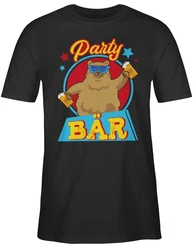 Shirtracer T-Shirt Party Br Party & Alkohol Herren Braun