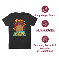 Shirtracer T-Shirt Party Br Party & Alkohol Herren Braun
