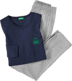 Pyjama (Set, 2 tlg) aus reinem Baumwoll-Jersey
