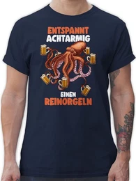 T-Shirt Entspannt achtarmig einen reinorgeln - 8 armig - reinorgelson - Bier S Party & Alkohol Herren