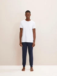 TOM TAILOR Pyjamahose Dunkelblau