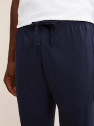 TOM TAILOR Pyjamahose Dunkelblau