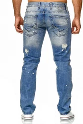 RedBridge Rebel Stil Regular Fit Premium Qualität Blau/Hellblau/Dunkelblau
