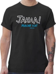 T-Shirt Mache ich spter Sprche Statement mit Spruch