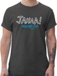 T-Shirt Mache ich spter Sprche Statement mit Spruch