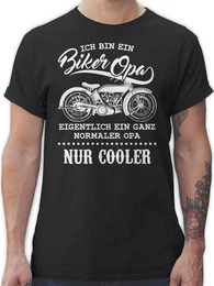 T-Shirt Ich bin ein Biker Opa Motorrad Opi Opa Geschenke