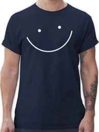 T-Shirt Smile Gesicht Sprche Statement