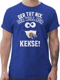 T-Shirt Der tut nix Der will nur Kekse I Krmelmonster I Cookie Monster I Keks Karneval & Fasching