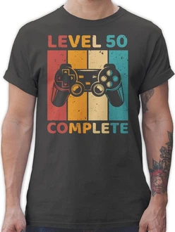 Shirtracer T-Shirt Level 50 Complete Zocker Geburtstag Shirtracer T-Shirt Level 50 Complete Zocker Geburtstag