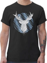 Shirtracer T-Shirt Hirsch Bayern Mode für Oktoberfest Herren 