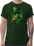 Shirtracer T-Shirt Shamrock Irland Kobold Irische St. Patricks Day Grün