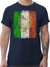T-Shirt Irland Irische Irish Flagge Flag St. Patricks Day