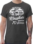 Shirtracer T-Shirt Ich bin nicht alt ich bin ein Klassiker (70) Schwarz/Dunkelgrau/Grau/Silber/Blau/Hellgrau/Braun/Hellblau