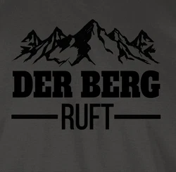 Shirtracer T-Shirt Der Berg ruft schwarz