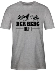 Shirtracer T-Shirt Der Berg ruft schwarz