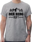 Shirtracer T-Shirt Der Berg ruft schwarz