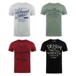 riverso Herren T-Shirt RIVLeon Regular Fit Kurzarm Print Tee Shirt riverso Herren T-Shirt RIVLeon Regular Fit Kurzarm Print Tee Shirt