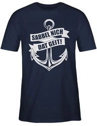 Shirtracer T-Shirt Sabbel nich dat geit! weiß